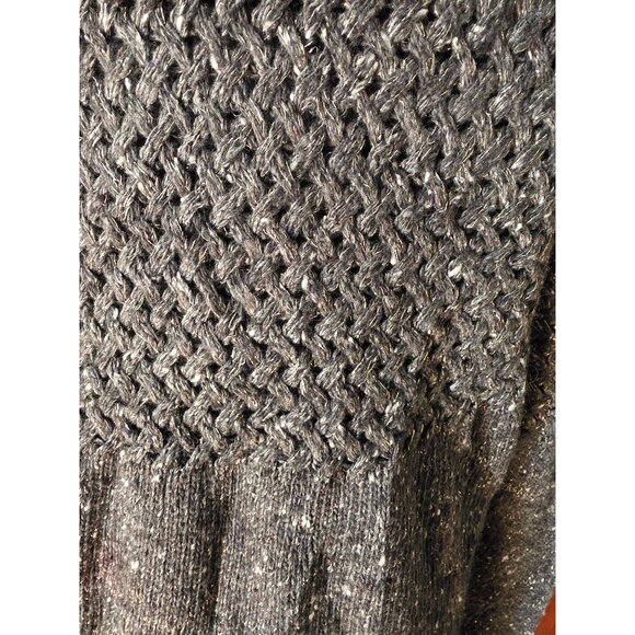 Chicos Womens Wool Blend Knit Cardigan Sweater Size 3 Gray Button Closure XL - Picture 4 of 8